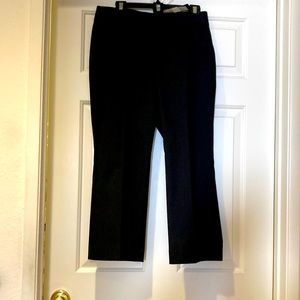 NWT-Price drop talbots black straight leg pants. length-34 3/8”, inseam-23 3/4”.